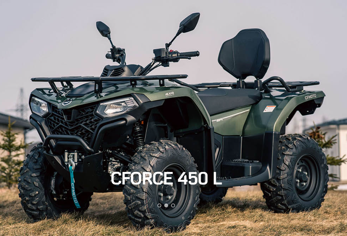Nuevo ATV CFORCE 450 2023 – JadeMotor